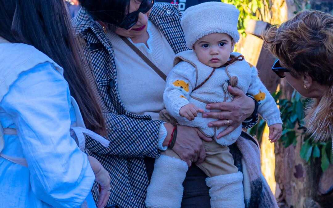 El portal viviente de Alconchel cobra vida en el Castillo de Miraflores